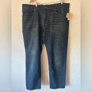 Lucky Brand 121 Slim Straight Leg Jeans in Dark Blue - 38x 30 NWT